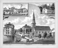 St. Joseph's Asylum, St. John's Protectory, St. Patrick's Church, Erie County 1880